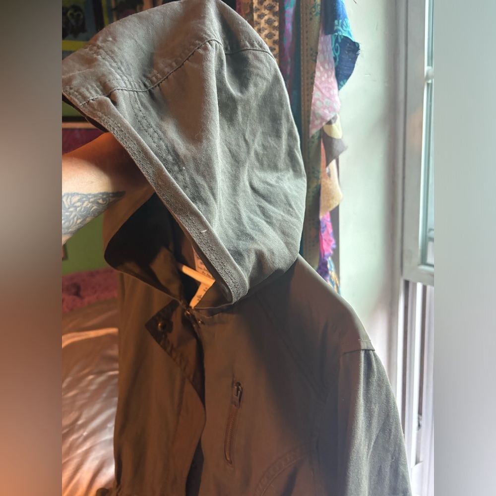 Olive Utility Jacket - Picture 12 of 13